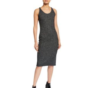 NWT Rag and Bone Heathered black racerback dress